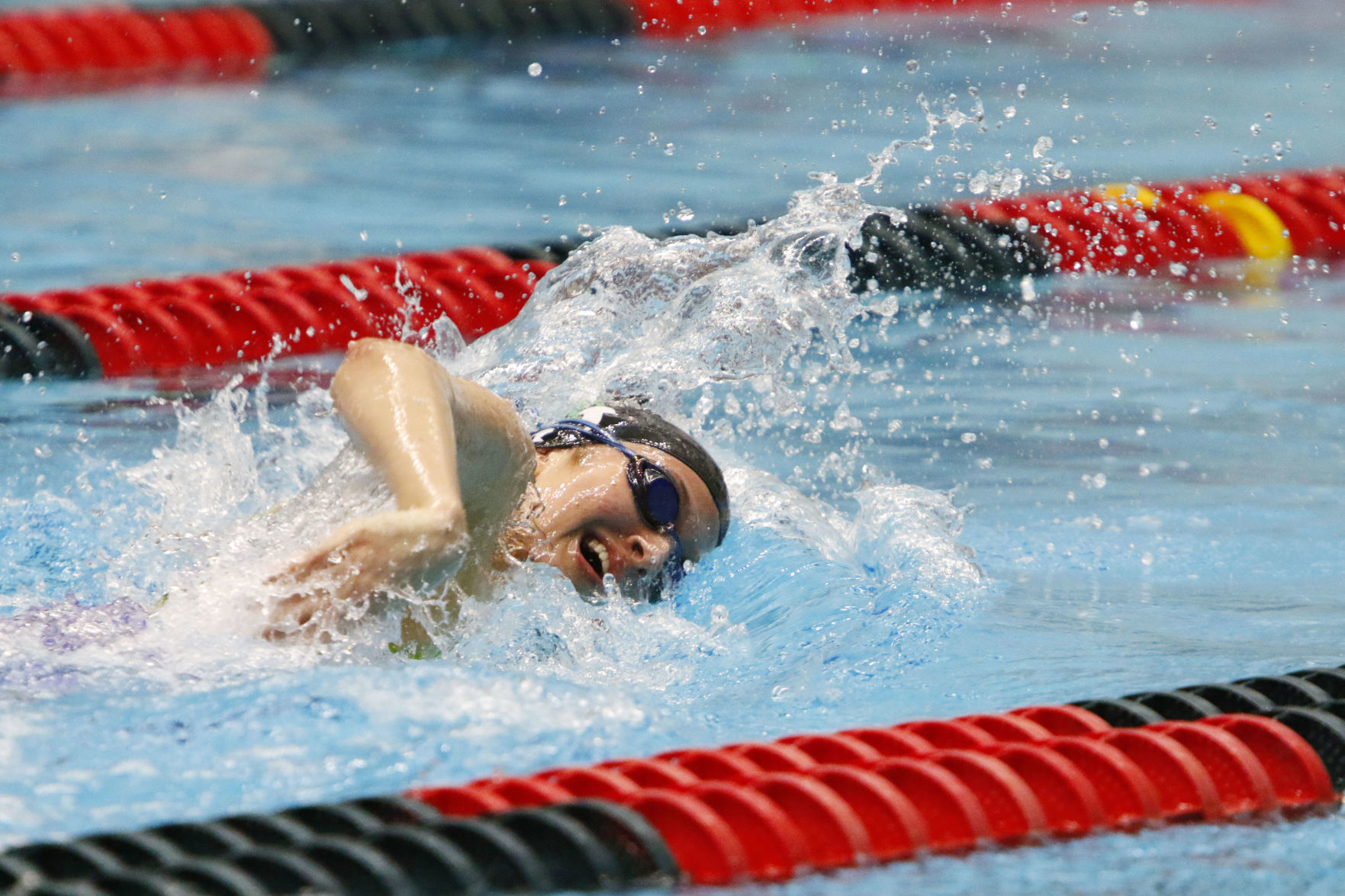 Girls state swimming finals in Indianapolis